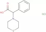2-Phenyl-2-(thiomorpholin-4-yl)acetic acid hydrochloride