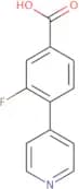 3-Fluoro-4-(pyridin-4-yl)benzoic acid