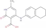 6-Methyl-2-oxo-4-[(5,6,7,8-tetrahydronaphthalen-2-yl)amino]-1,2-dihydropyridine-3-carboxylic acid