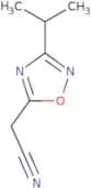 (3-Isopropyl-[1,2,4]oxadiazol-5-yl)-acetonitrile