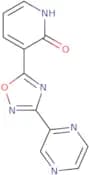 3-(3-Pyrazin-2-yl-1,2,4-oxadiazol-5-yl)pyridin-2(1H)-one