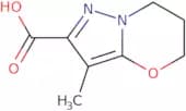 3-Methyl-5H,6H,7H-pyrazolo[3,2-b][1,3]oxazine-2-carboxylic acid