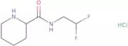 (2S)-N-(2,2-Difluoroethyl)piperidine-2-carboxamide hydrochloride