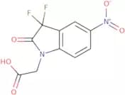 2-(3,3-Difluoro-5-nitro-2-oxo-2,3-dihydro-1H-indol-1-yl)acetic acid