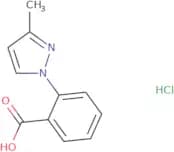 2-(3-Methyl-1H-pyrazol-1-yl)benzoic acid hydrochloride