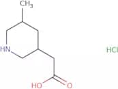 2-(5-Methylpiperidin-3-yl)acetic acid hydrochloride