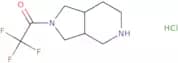 2,2,2-Trifluoro-1-{octahydro-1H-pyrrolo[3,4-c]pyridin-2-yl}ethan-1-one hydrochloride