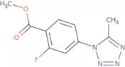 Methyl 2-fluoro-4-(5-methyl-1H-1,2,3,4-tetrazol-1-yl)benzoate