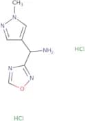 (1-Methyl-1H-pyrazol-4-yl)(1,2,4-oxadiazol-3-yl)methanamine dihydrochloride