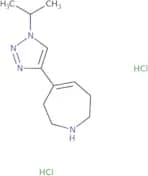 4-[1-(Propan-2-yl)-1H-1,2,3-triazol-4-yl]-2,3,6,7-tetrahydro-1H-azepine dihydrochloride