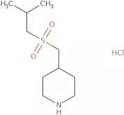 4-([(2-Methylpropyl)sulfonyl]methyl)piperidine hydrochloride