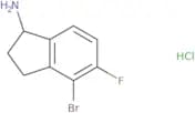 4-Bromo-5-fluoro-2,3-dihydro-1H-inden-1-amine hydrochloride