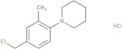 1-[4-(Chloromethyl)-2-methylphenyl]piperidine hydrochloride