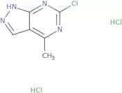 6-Chloro-4-methyl-1H-pyrazolo[3,4-d]pyrimidine dihydrochloride