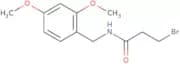 3-Bromo-N-[(2,4-dimethoxyphenyl)methyl]propanamide