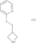 2-((Azetidin-3-ylmethyl)thio)pyridine hydrochloride