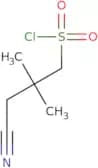 3-Cyano-2,2-dimethylpropane-1-sulfonyl chloride