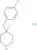 4-[(4-Chlorophenyl)methyl]-4-fluoropiperidine hydrochloride