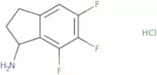 5,6,7-Trifluoro-2,3-dihydro-1H-inden-1-amine hydrochloride