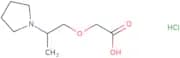 2-[2-(Pyrrolidin-1-yl)propoxy]acetic acid hydrochloride