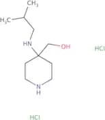 {4-[(2-Methylpropyl)amino]piperidin-4-yl}methanol dihydrochloride