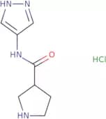 N-(1H-Pyrazol-4-yl)pyrrolidine-3-carboxamide hydrochloride