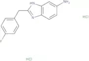 2-[(4-Fluorophenyl)methyl]-1H-1,3-benzodiazol-5-amine dihydrochloride