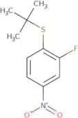 1-(tert-Butylsulfanyl)-2-fluoro-4-nitrobenzene