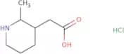 2-(2-Methylpiperidin-3-yl)acetic acid hydrochloride