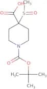 1-[(tert-Butoxy)carbonyl]-4-methanesulfinylpiperidine-4-carboxylic acid
