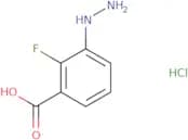 2-Fluoro-3-hydrazinylbenzoic acid hydrochloride