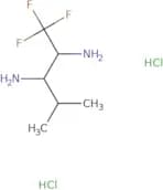 1,1,1-Trifluoro-4-methylpentane-2,3-diamine dihydrochloride