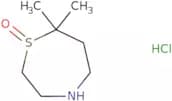 Hexahydro-​7,​7-​dimethyl-​1,​4-​thiazepine 1-​oxide hydrochloride