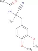 N-{1-Cyano-1-[(3,4-dimethoxyphenyl)methyl]ethyl}acetamide