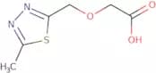 2-[(5-Methyl-1,3,4-thiadiazol-2-yl)methoxy]acetic acid