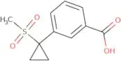 3-(1-Methanesulfonylcyclopropyl)benzoic acid