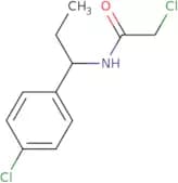 2-Chloro-N-[1-(4-chlorophenyl)propyl]acetamide