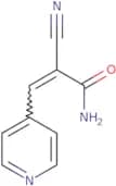 2-Cyano-3-(4-pyridinyl)acrylamide