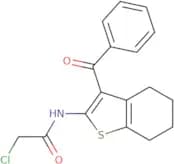 N-(3-Benzoyl-4,5,6,7-tetrahydro-1-benzothiophen-2-yl)-2-chloroacetamide