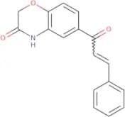 6-(3-Phenylprop-2-enoyl)-3,4-dihydro-2H-1,4-benzoxazin-3-one