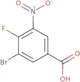 3-Bromo-4-fluoro-5-nitrobenzoic acid