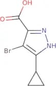 4-Bromo-3-cyclopropyl-1H-pyrazole-5-carboxylic acid