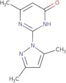 2-(3,5-Dimethyl-1H-pyrazol-1-yl)-6-methylpyrimidin-4-ol