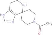 1-{3,5,6,7-Tetrahydrospiro[imidazo[4,5-c]pyridine-4,4'-piperidine]-1'-yl}ethan-1-one