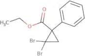 Ethyl 2,2-dibromo-1-phenylcyclopropane-1-carboxylate