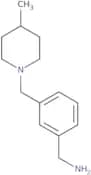3-[(4-Methylpiperidin-1-yl)methyl]benzylamine
