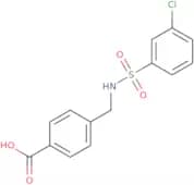 4-(([(3-Chlorophenyl)sulfonyl]amino)methyl)benzoic acid