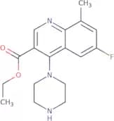 Ethyl 6-fluoro-8-methyl-4-(piperazin-1-yl)quinoline-3-carboxylate