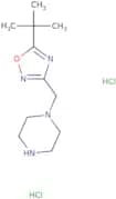 1-[(5-tert-Butyl-1,2,4-oxadiazol-3-yl)methyl]piperazine dihydrochloride