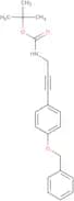 tert-Butyl N-{3-[4-(benzyloxy)phenyl]prop-2-yn-1-yl}carbamate
